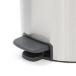 BRABANTİA NEWICON FPP MATT STEEL PEDALLI ÇÖP KUTUSU 30L BRA 111822 - Görsel 6