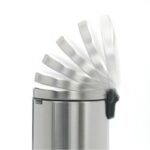 BRABANTİA NEWICON FPP MATT STEEL PEDALLI ÇÖP KUTUSU 30L BRA 111822 - Görsel 7