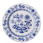HUTSCHENREUTHER BLAU ZWİEBELMUSTER 31 CM KENARLI SERVİS TABAĞI