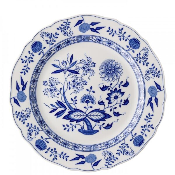 HUTSCHENREUTHER BLAU ZWİEBELMUSTER 31 CM KENARLI SERVİS TABAĞI