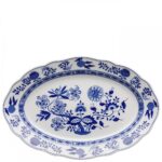 HUTSCHENREUTHER BLAU ZWİEBELMUSTER 35 CM OVAL SERVİS