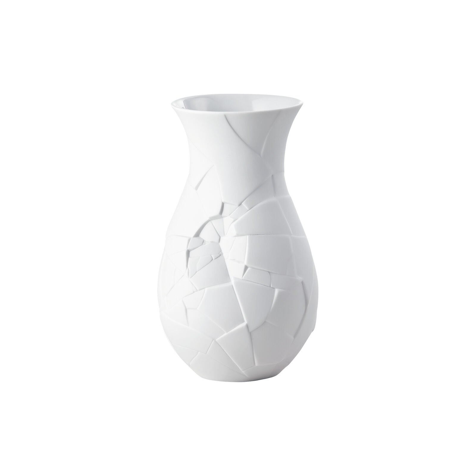 1-1-4.jpg ROSENTHAL PHASES WEISS MATT Vase 21 cm - Görsel 1