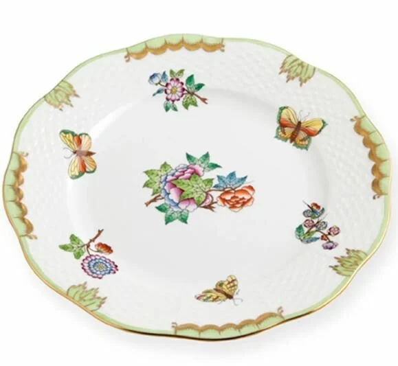 1-8.webp Herend Queen Victoria 21 cm Tatlı Tabağı - Görsel 1