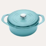 POT ART Nikko Derin Döküm Tencere 24 cm Degrade Turkuaz