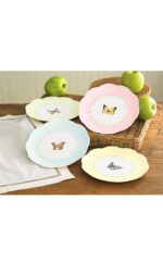 LENOX Butterfly Pasta Tabağı 20cm , 4Renk ,4lü Set LEN6444731 - Görsel 3