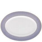 ROSENTHAL FRANCİS CARREAU BLEU 34 CM OVAL SERVİS TABAĞI
