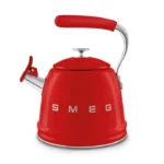Smeg Ocak Üstü Islıklı Whistling Kettle Su Isıtıcısı Kırmızı CKLW2001RD