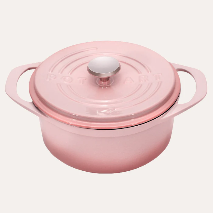 12-1-5.webp POT ART Lotus Derin Döküm Tencere 24 cm Degrade Pembe - Görsel 1
