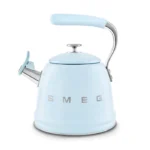 Smeg Ocak Üstü Islıklı Whistling Kettle Su Isıtıcısı Pastel Mavi CKLW2001PB