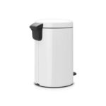 BRABANTİA NEWICON WHITE PEDALLI ÇÖP KUTUSU 12L 111969 - Görsel 3