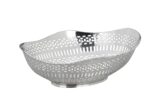 Hermann Bauer Gümüş Kaplama 6460 Kase / ekmek sepeti oval 29 cm