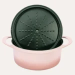 POT ART Lotus Derin Döküm Tencere 24 cm Degrade Pembe - Görsel 5