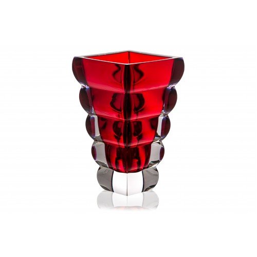 126227-500x500-1.jpg ROGASKA Adria Red 25 Cm Vazo - Görsel 1