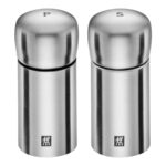 ZWILLING SPİCES TUZ VE KARABİBER DEĞİRMENİ | METALİK GRİ | PASLANMAZ ÇELİK | 11 CM