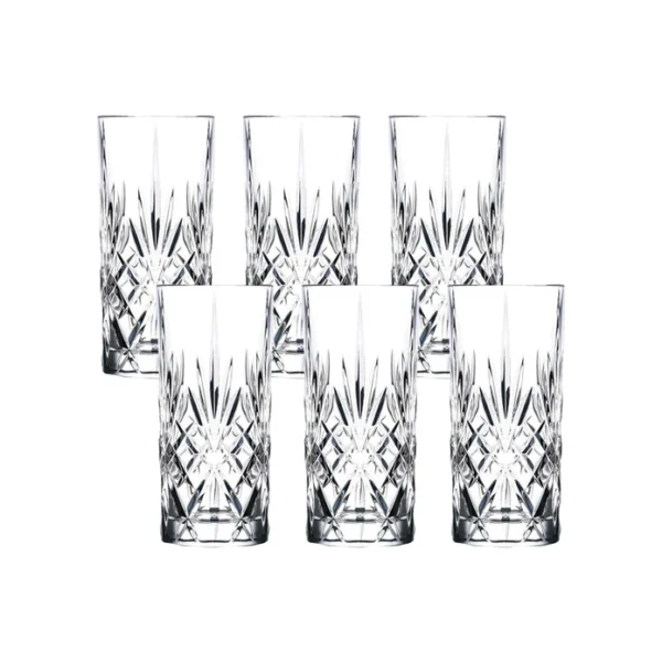 RCR Melodia 6'lı Meşrubat Bardağı 360 ml