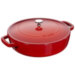 STAUB LA COCOTTE SOTE TENCERESİ CHİSTERA | DÖKÜM DEMİR | 28 CM | KİRAZ 405114740