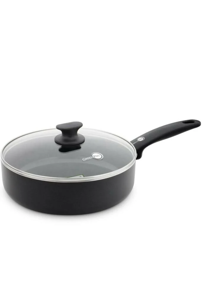 13-6.webp Greenpan Cambridge 24cm Seramik Yapıştırmaz Tek Saplı Basık Tencere - Görsel 1