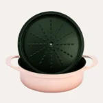 POT ART Lotus Derin Döküm Tencere 28 cm Degrade Pembe - Görsel 3