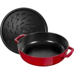 STAUB LA COCOTTE SOTE TENCERESİ CHİSTERA | DÖKÜM DEMİR | 28 CM | KİRAZ 405114740 - Görsel 5