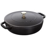 STAUB LA COCOTTE SOTE TENCERESİ CHİSTERA | DÖKÜM DEMİR | 28 CM | SİYAH