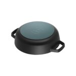 STAUB LA COCOTTE SOTE TENCERESİ CHİSTERA | DÖKÜM DEMİR | 28 CM | SİYAH - Görsel 4
