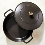 STAUB LA COCOTTE SOTE TENCERESİ CHİSTERA | DÖKÜM DEMİR | 28 CM | SİYAH - Görsel 7