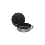 STAUB LA COCOTTE SOTE TENCERESİ CHİSTERA | DÖKÜM DEMİR | 28 CM | GRAFİT GRİ 405114700 - Görsel 3