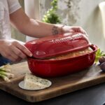Emile Henry Artisan Ekmek Fırın Kabı 34*23 cm Kırmızı 345501 - Görsel 6