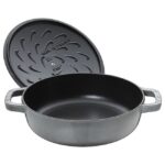 STAUB LA COCOTTE SOTE TENCERESİ CHİSTERA | DÖKÜM DEMİR | 28 CM | GRAFİT GRİ 405114700 - Görsel 2