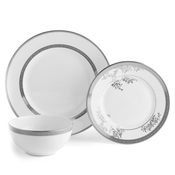 WEDGWOOD Vera Wang Lace Platium 51 Prç Yemek Takımı