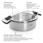WOLL CONCEPT PRO ÇELİK SIĞ TENCERE 24CM D-WOLL824CO - Görsel 2