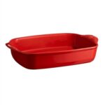 Emile Henry Fırın Kabı Dikdörtgen 42 x 28 cm Kırmızı/Burgundy -349654
