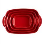 Emile Henry Fırın Kabı Dikdörtgen 42 x 28 cm Kırmızı/Burgundy -349654 - Görsel 4