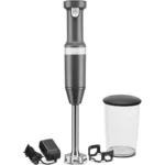 KİTCHENAİD Kablosuz El Blenderi – 5KHBBV53EDG Charcoal Grey