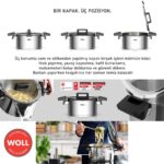 WOLL CONCEPT ÇELİK TENCERE SETİ 8 PRÇ D-WOLLNCSET001 - Görsel 2