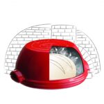 Emile Henry Fırın Kabı Ekmek Yuvarlak 32 cm Kırmızı 345507 - Görsel 7