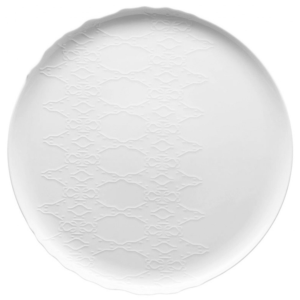 19770-800001-12130-1000x1000-1.jpg ROSENTHAL LANDSCAPE WHİTE 32 CM SERVİS TABAĞI - Görsel 1