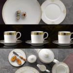Royal Crown Derby Satori Pearl 12 Kişilik Yemek Seti 48 Parça