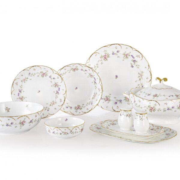 Royal London Perla Rose 60 Parça Yemek Takımı
