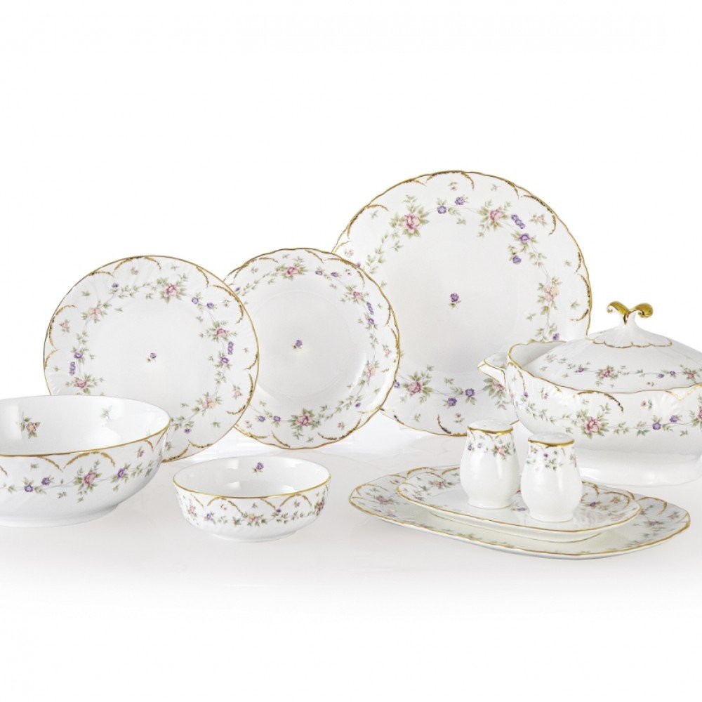2-3.jpeg Royal London Perla Rose 60 Parça Yemek Takımı - Görsel 1