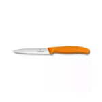Victorinox 6.7736.L9 10cm Turuncu Tırtıklı Soyma Bıçağı