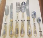 VALSADO Chrıstof  Gold 87 Prç Çatal Kaşık Bıçak Set