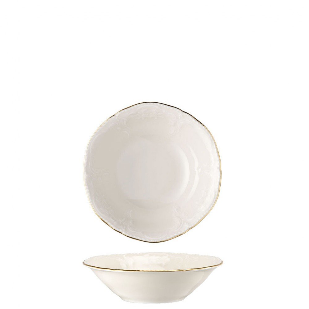 20480-608648-10515-1000x1000-1.jpg ROSENTHAL Sanssoucci Elfenbein Gold 15 CM Kase - Görsel 1