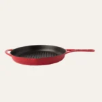 POT ART Magma Izgara Döküm Tava 28 cm Parlak Kırmızı - Görsel 2