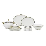 WANELLİ Pıa Black 60 Parça Yemek Takımı