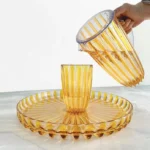 Guzzini Dolce Vita Yuvarlak Tepsi 31 cm Amber - Görsel 5