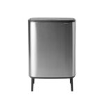 BRABANTİA BO FPP MATT STEEL HI DOKUNMATİK ÇÖP KUTUSU 60L 130267