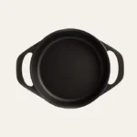POT ART Stone Siyah Derin Döküm Tencere 28 cm Mat Siyah - Görsel 5