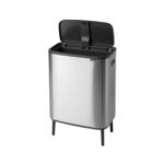 BRABANTİA BO FPP MATT STEEL HI DOKUNMATİK ÇÖP KUTUSU 60L 130267 - Görsel 5