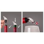 Vacu Vin Şarap Servis, Kristal, 2 Parça, Siyah,(18540612) - Görsel 3
